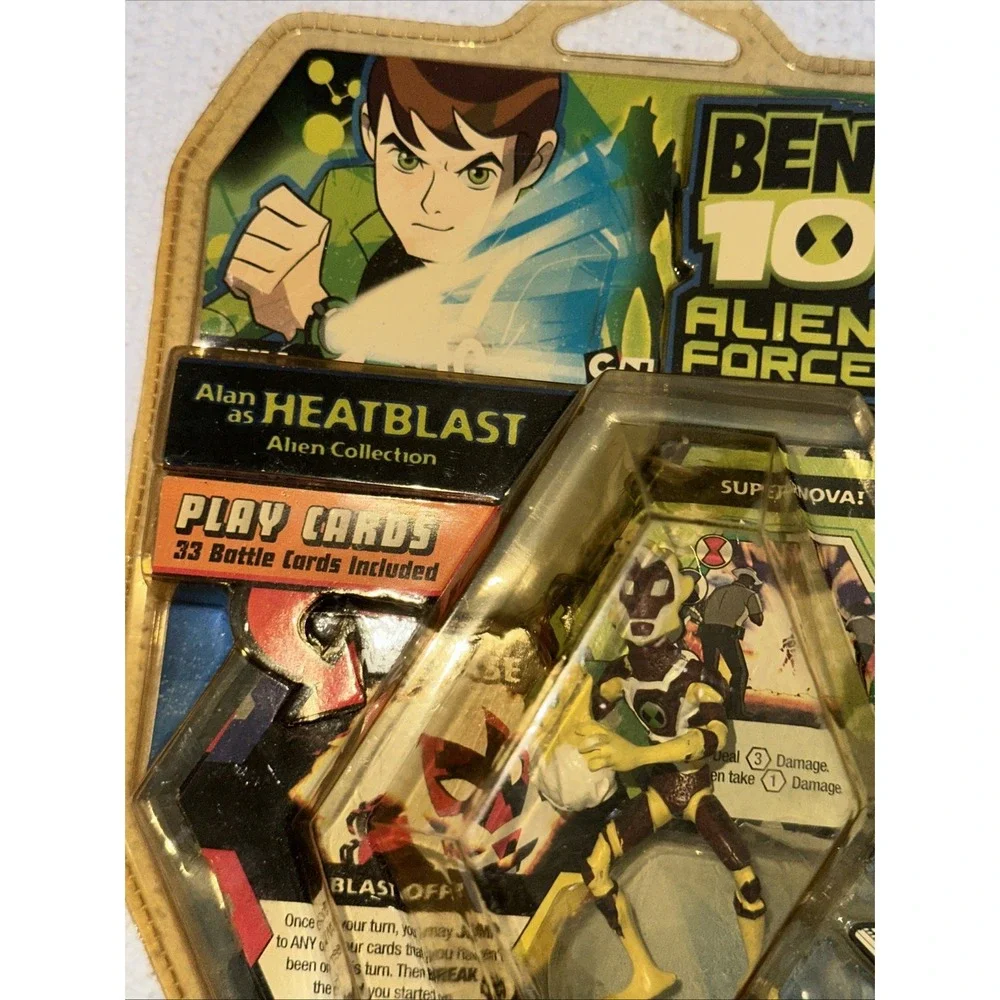 Ben 10 Alien Force - Alan as Heatblast‎ WebCardz & Figure A17